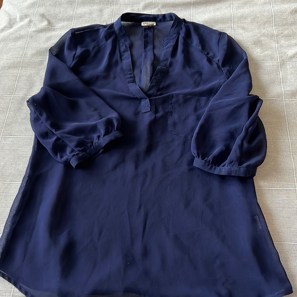Dynamite sheer blouse
